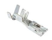 Advance Truck Parts USA 10762802-L female 2.8 tin plated terminal showing a clean studio view of the crimp wings, socket body, and tin-plated construction on a plain white background