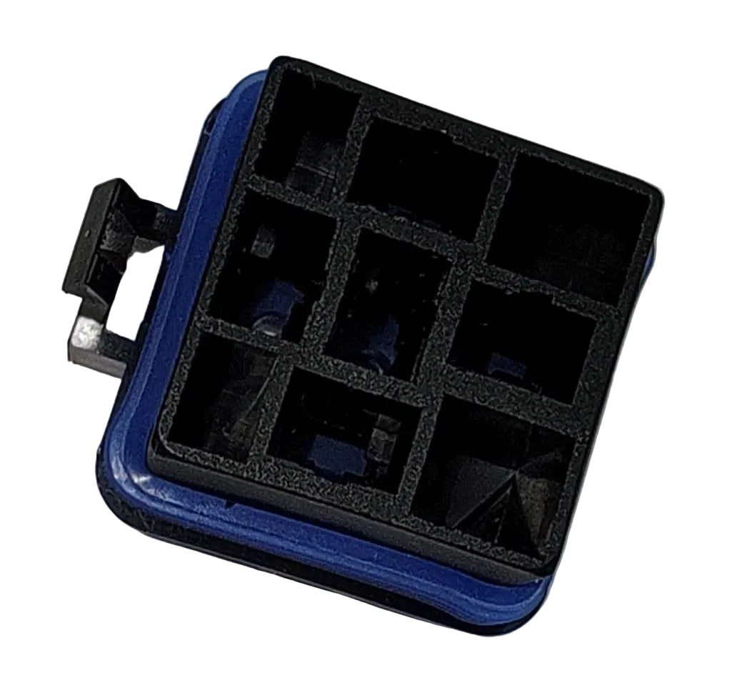 Advance Truck Parts USA 12077993 harness connector replacement for waterproof relay showing a clean studio view of the multi-slot terminal housing on a plain white background