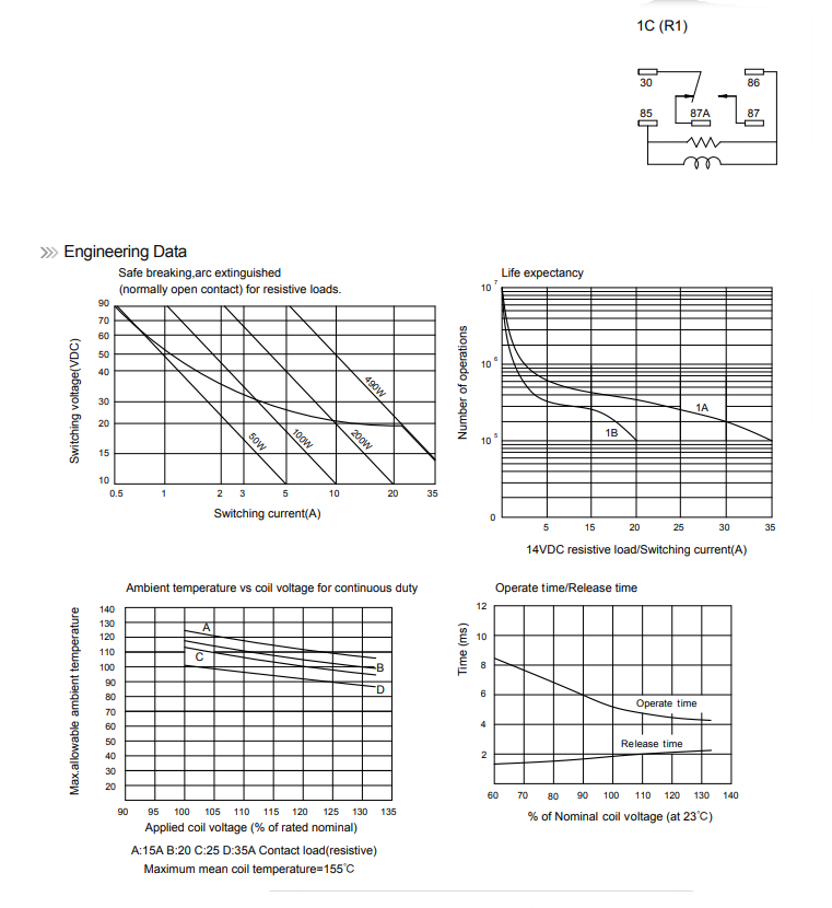 Diagram for 301-1C-C-R1-12VDC