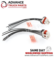 Load image into Gallery viewer, Advance Truck Parts Headlight Harness Pigtail for Freightliner (2 pcs)