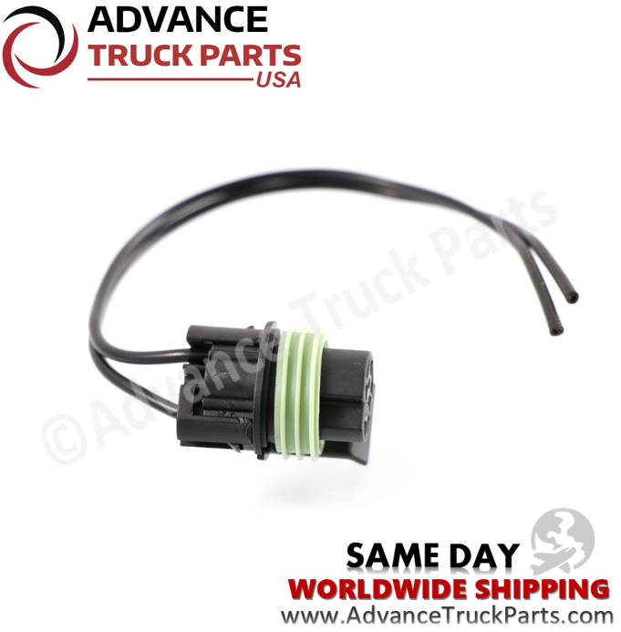 Advance Truck Parts W094103 Pigtail Connector 2 Pin for Pressure Switch