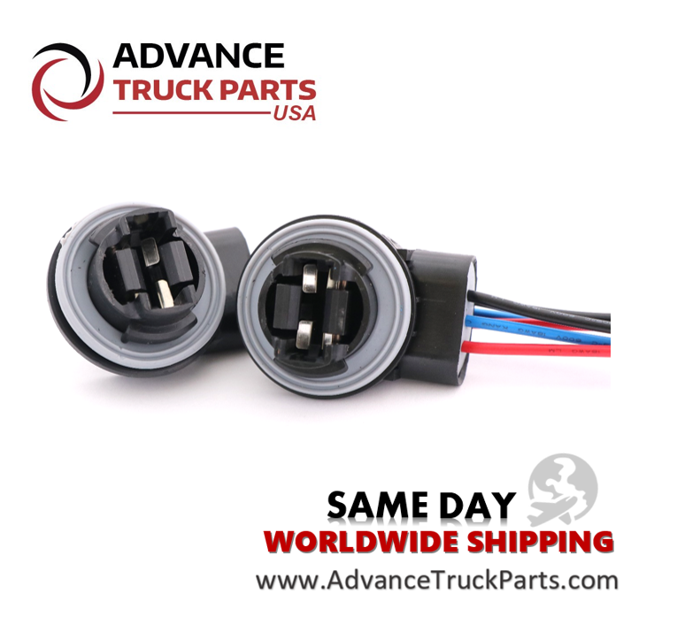 Bulb Socket Brake Turn Signal Light Harness Wire Plug Connector 3157 4157