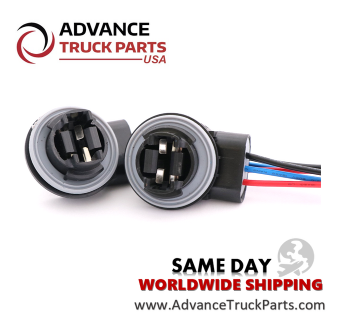 Bulb Socket Brake Turn Signal Light Harness Wire Plug Connector 3157 4157