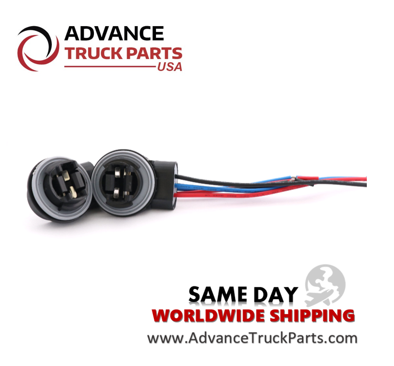 Bulb Socket Brake Turn Signal Light Harness Wire Plug Connector 3157 4157