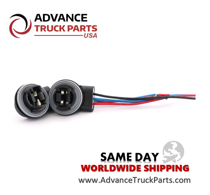 Bulb Socket Brake Turn Signal Light Harness Wire Plug Connector 3157 4157