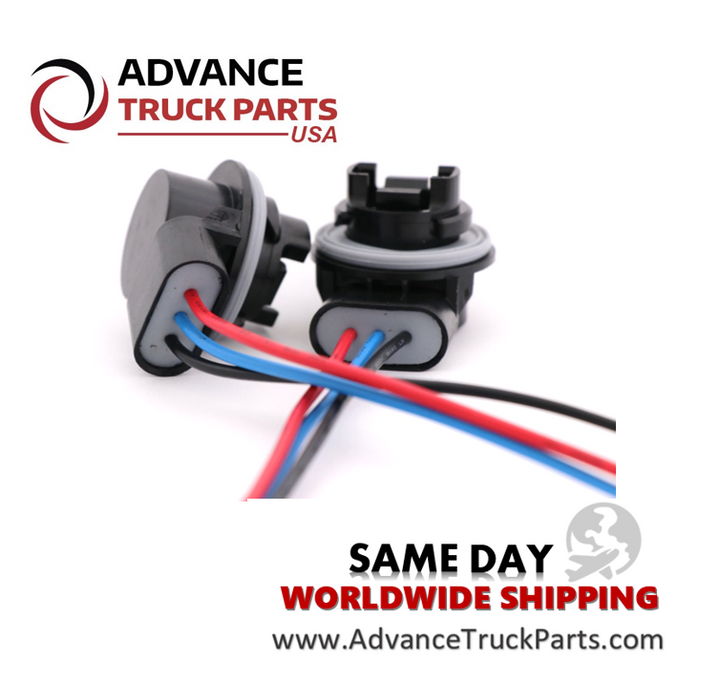 Bulb Socket Brake Turn Signal Light Harness Wire Plug Connector 3157 4157