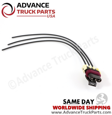 Advance Truck Parts W094214 Pigtail Connector 3 Pin