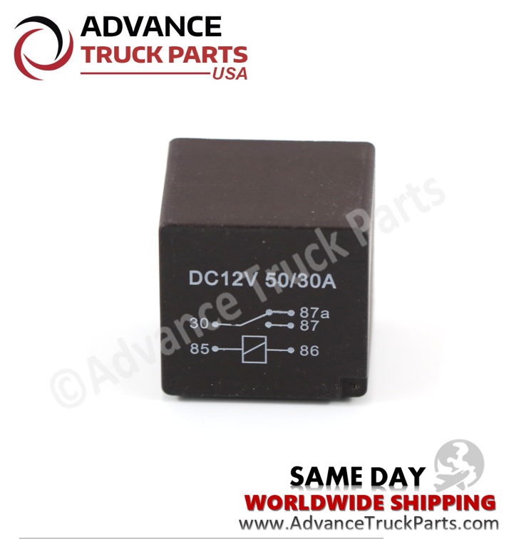 ATP 50 Amp 5 Terminal A/C Relay Freightliner SPDT