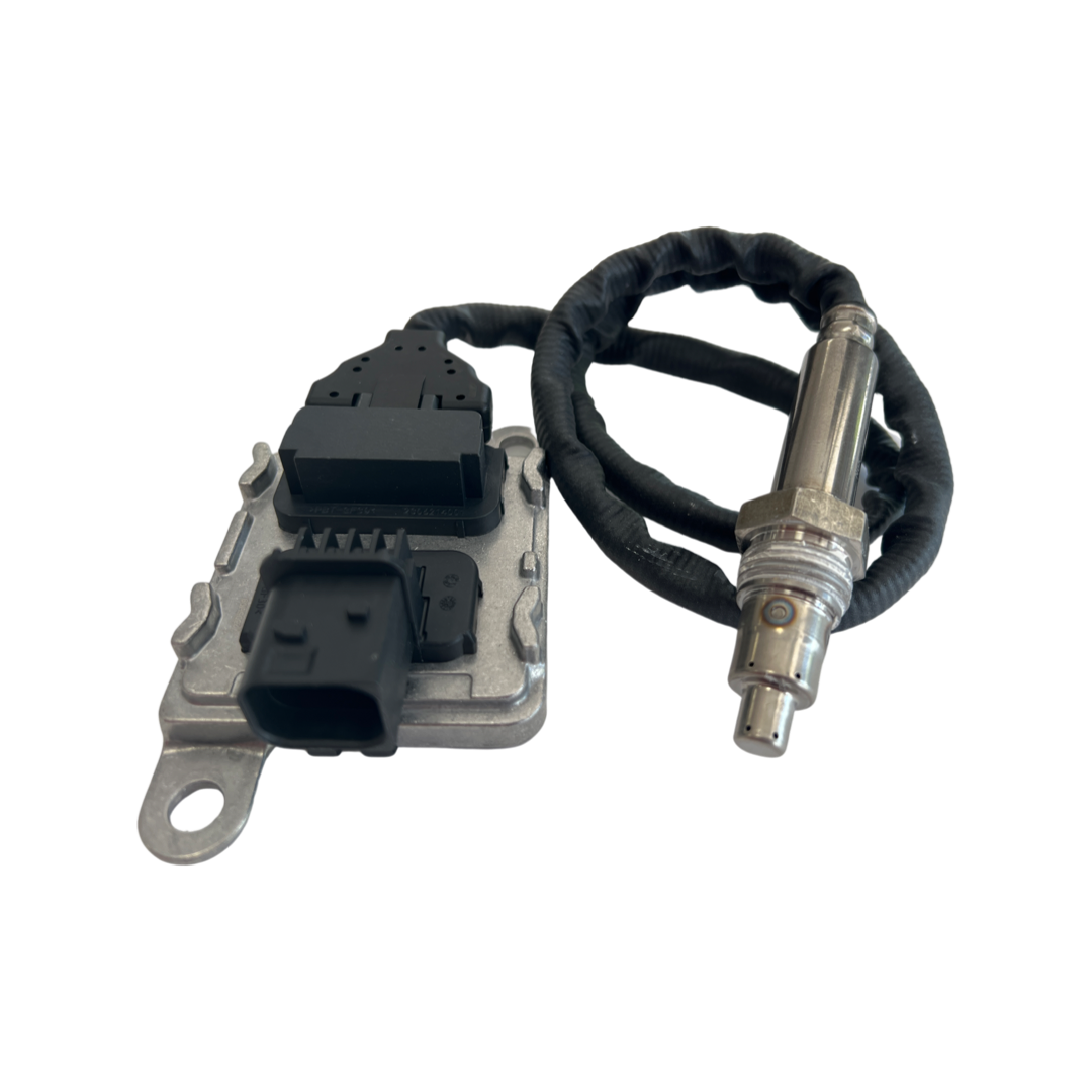 Advance Truck Parts USA 4326872RX nitrogen oxide sensor featuring a control module, harness, and threaded probe on a plain background