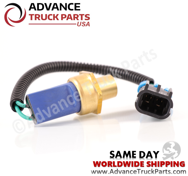 Advance Truck Parts USA 22-44638-000 low air pressure switch displaying a studio perspective of the wiring harness and connector pins on a branded background