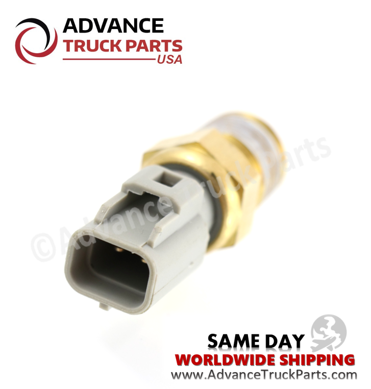 Advance Truck Parts USA branded studio view displaying the 2-pin connector housing of the International oil temperature sensor