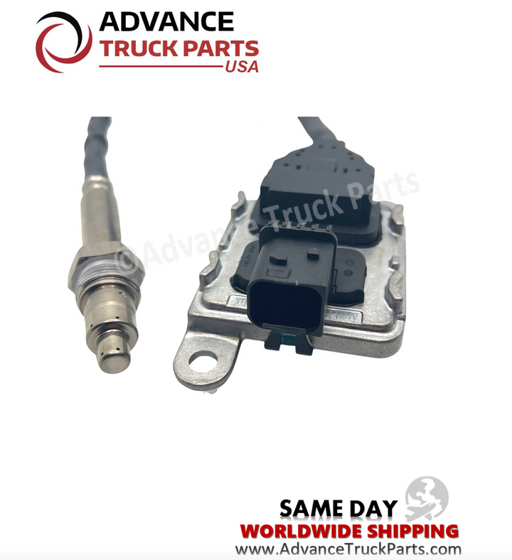 Advance Truck Parts USA branded studio layout view displaying the probe and control module of the 4326872RX NOx sensor