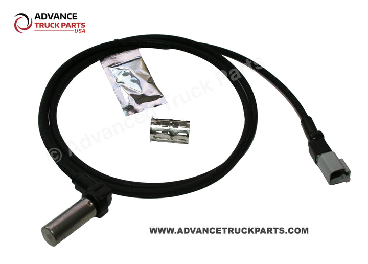 Advance Truck Parts USA ABS sensor kit displaying an overhead studio view of the complete kit components