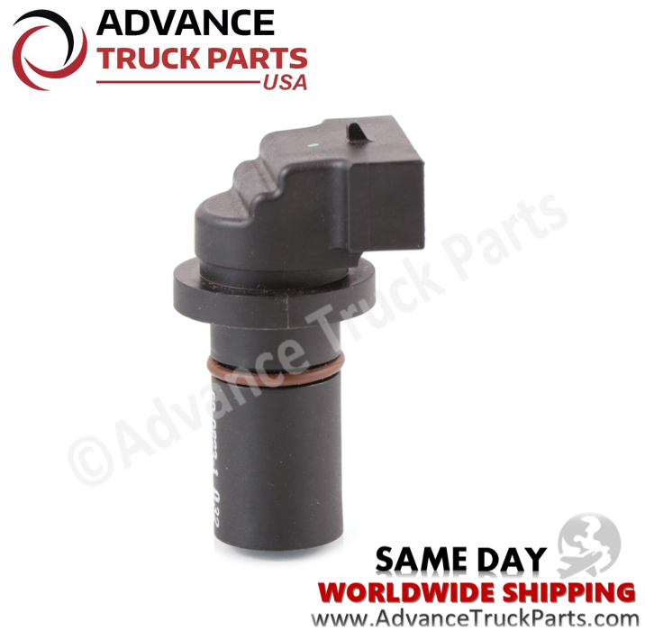 Advance Truck Parts USA heavy duty speed sensor displaying a side profile studio perspective of the ridged housing and O-ring seal