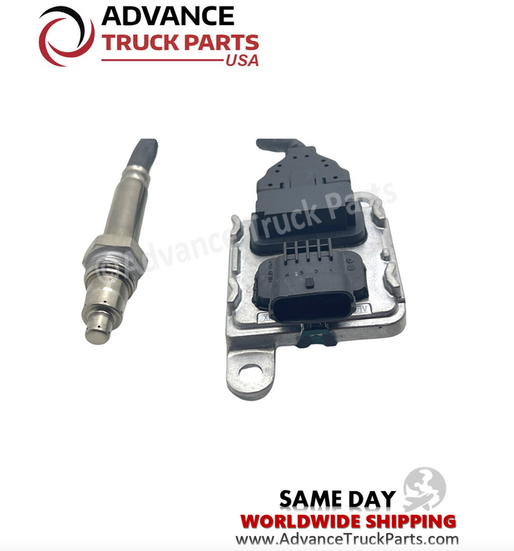 Advance Truck Parts USA branded studio close-up view displaying the probe and electronic control unit of the sensor