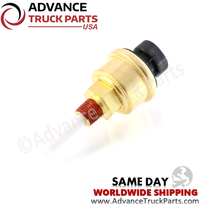 Advance Truck Parts USA branded studio angled view highlighting the threaded mounting and probe of the W031006 sensor