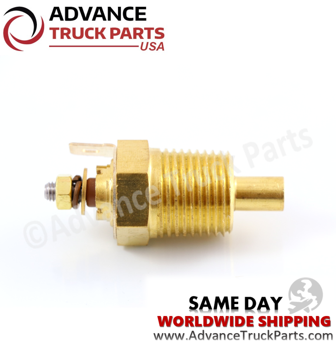 Advance Truck Parts USA branded studio horizontal view of the 00049614 Paccar oil temperature sender unit