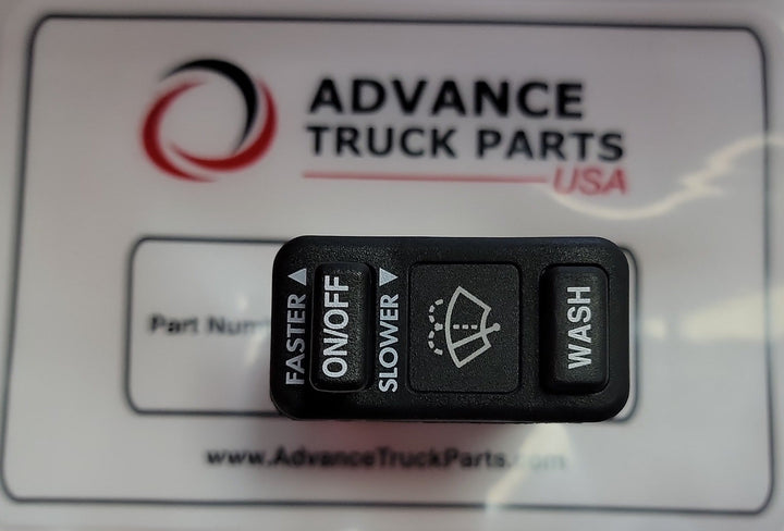 Advance Truck Parts USA 1006-11 Freightliner wiper switch front face view in packaging bag