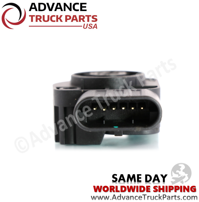 Advance Truck Parts USA branded studio view highlighting the multi-pin electrical connector of the 132617 throttle position sensor