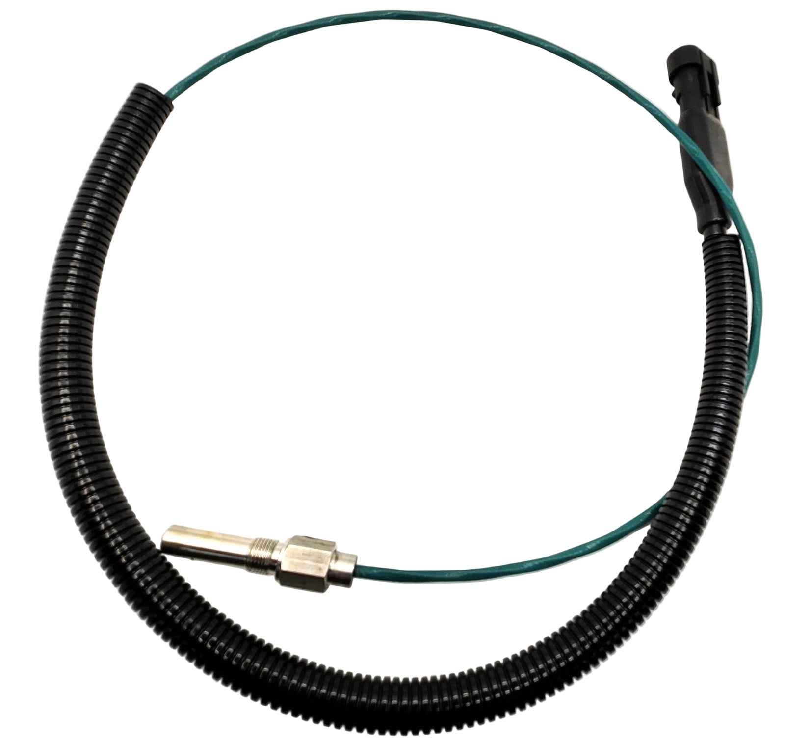 Advance Truck Parts USA 23526667 Detroit Diesel S60 turbocharger speed sensor assembly with wiring harness on a plain background