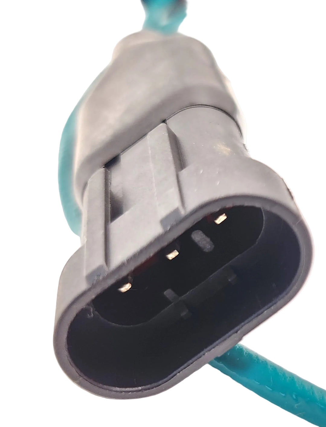 Advance Truck Parts USA 23526667 Detroit Diesel turbocharger speed sensor 3-pin electrical connector view