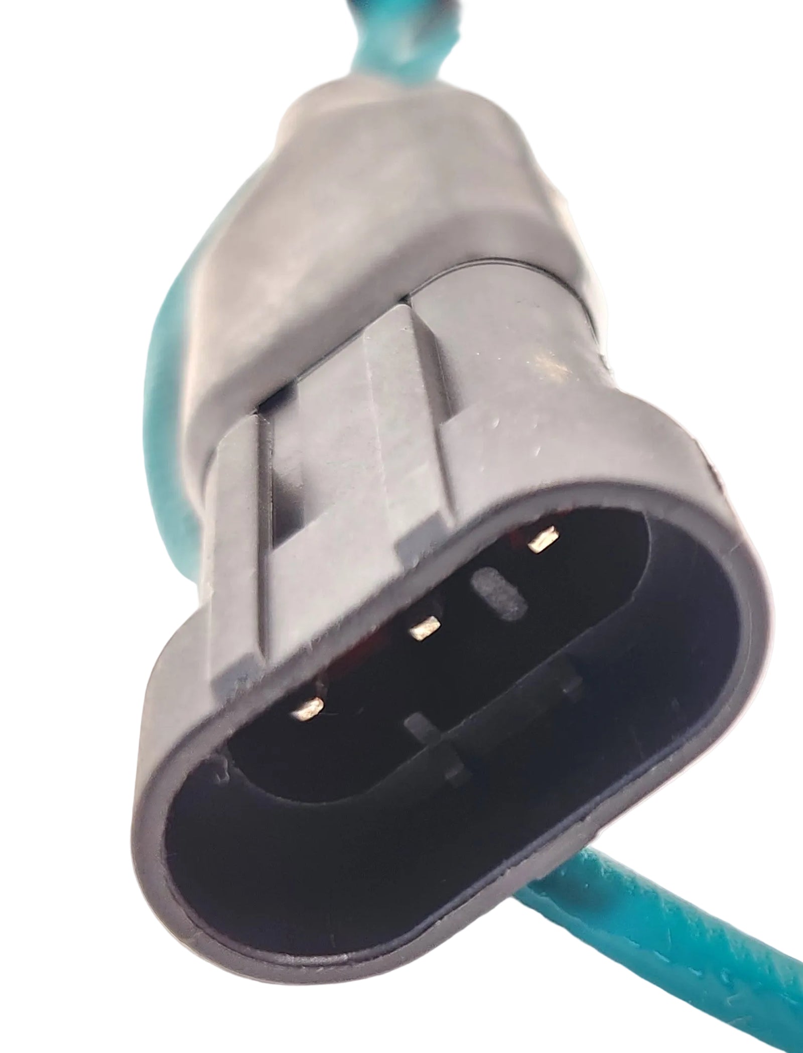 Advance Truck Parts USA 23526667 Detroit Diesel turbocharger speed sensor 3-pin electrical connector view