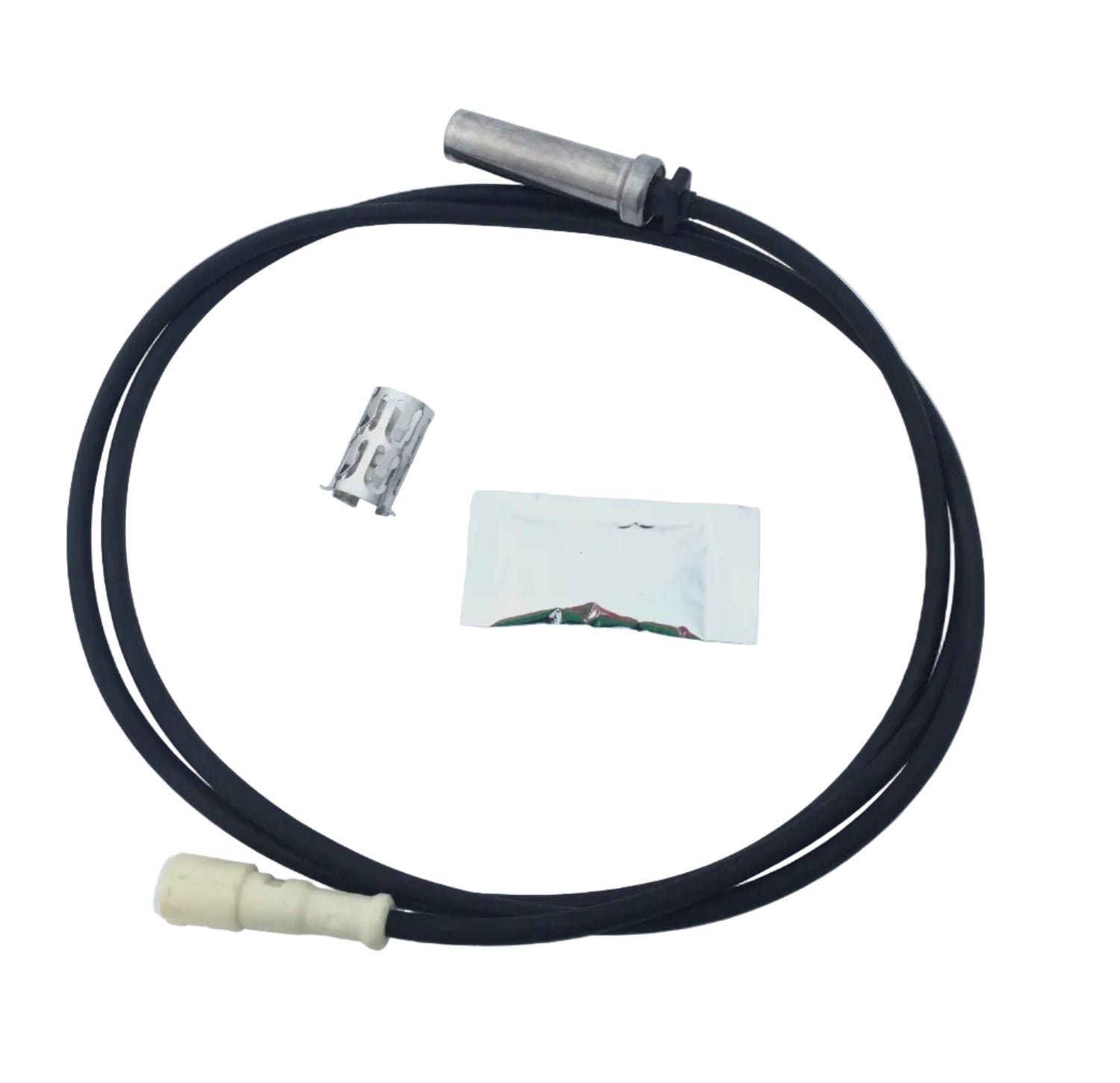 Advance Truck Parts USA Sprinter 2500 ABS speed sensor displaying the coiled wiring harness and installation kit components