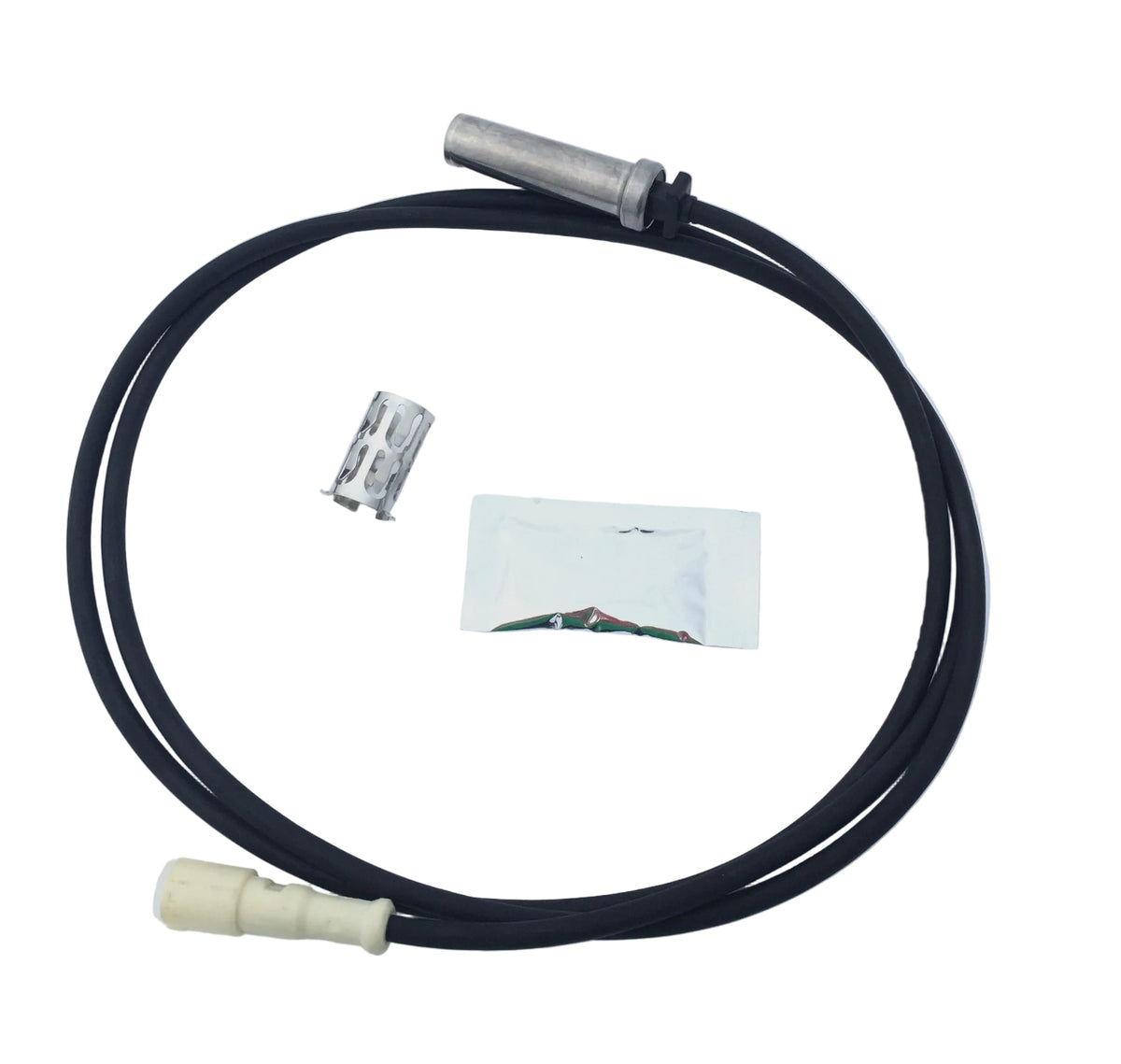 Advance Truck Parts USA Sprinter 3500 ABS speed sensor displaying the coiled wiring harness and installation kit components