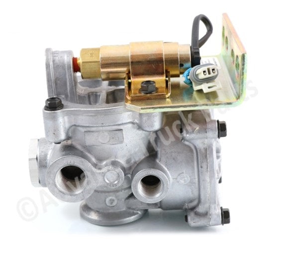 Advance Truck Parts USA branded studio profile view of the lift axle control valve assembly