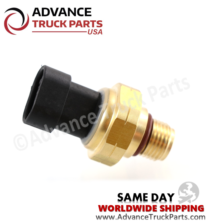 Advance Truck Parts USA branded studio angled overview of the oil pressure sensor for Cummins engines