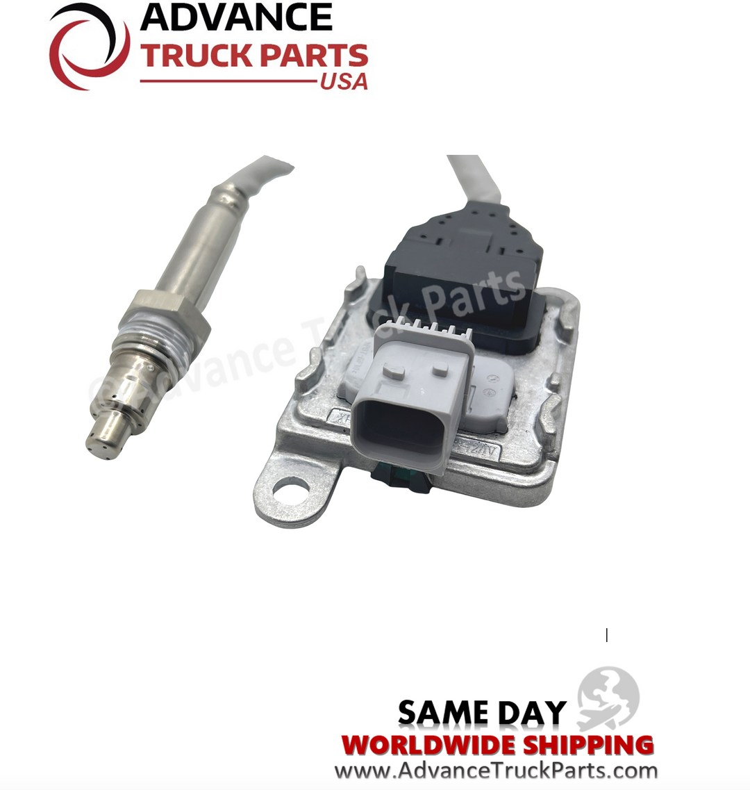 Advance Truck Parts USA branded studio view showcasing the heavy-duty NOx sensor assembly