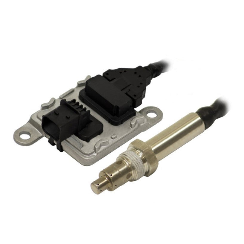 Advance Truck Parts USA branded studio close-up view highlighting the sensor probe and control module of the DDE NOx sensor