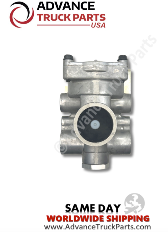 Advance Truck Parts USA 5040-111-01C lift axle control valve rear port view
