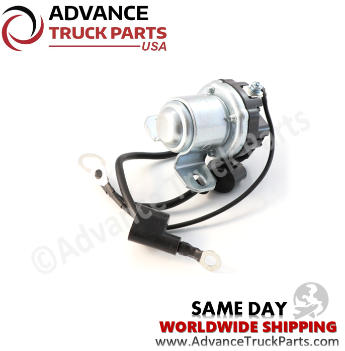 Advance Truck Parts USA branded studio full assembly view of the 39MT starter auxiliary solenoid relay for heavy-duty trucks