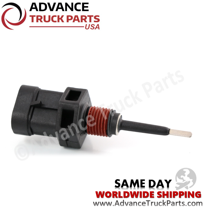 Advance Truck Parts USA branded studio view showcasing the heavy-duty low coolant level sender probe for Navistar and International applications