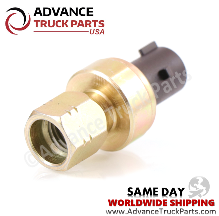 Advance Truck Parts USA low pressure switch displaying the female M12 threaded fitting