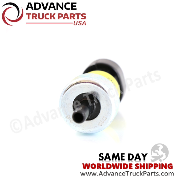 Advance Truck Parts USA Navistar pressure switch showcasing a frontal studio view of the threaded nipple port 