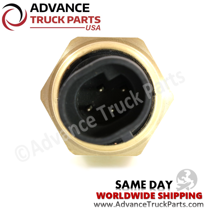 Advance Truck Parts USA branded studio close-up view highlighting the 4-prong electrical connector pins of the S291203 coolant level sensor