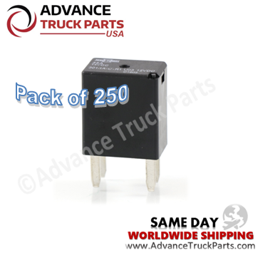 Advance Truck Parts USA branded studio view of the Song Chuan 301 micro relay bulk pack of 250