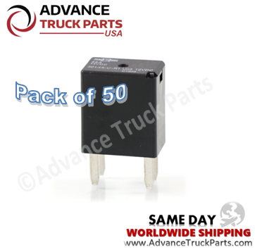 Advance Truck Parts USA branded studio view of the Song Chuan 301 micro relay bulk pack of 50