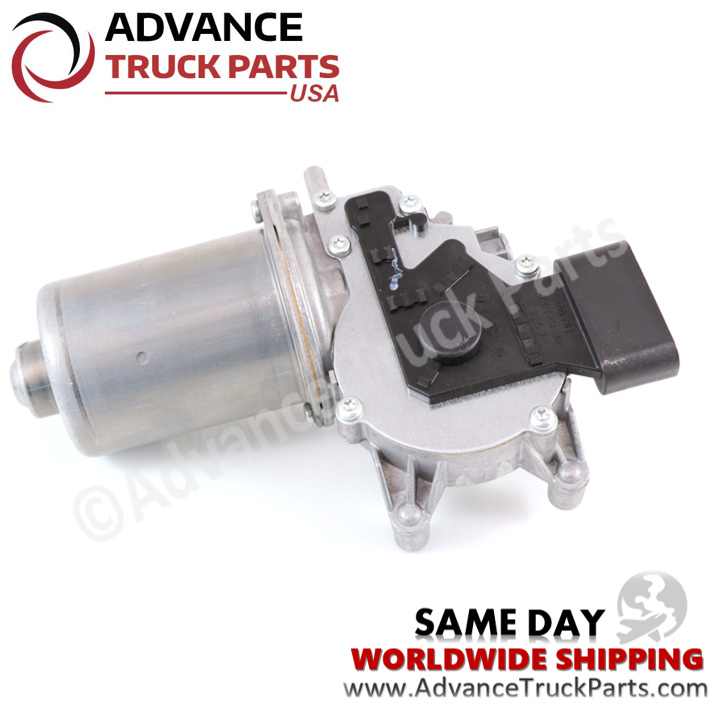 Advance Truck Parts USA Rear profile view of the Sprague Devices E-006-226 heavy-duty commercial vehicle wiper motor