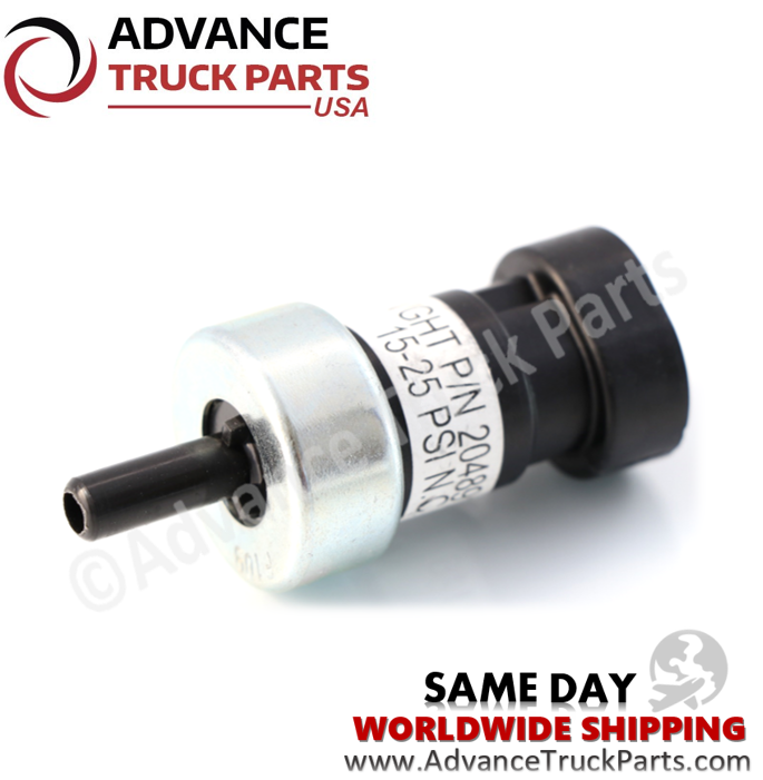 Advance Truck Parts USA branded studio side view of the Volvo parking brake switch