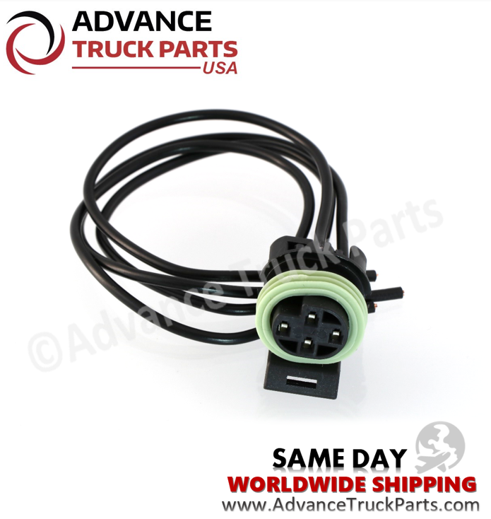 Advance Truck Parts USA branded studio full assembly view of the W094102 pigtail connector harness