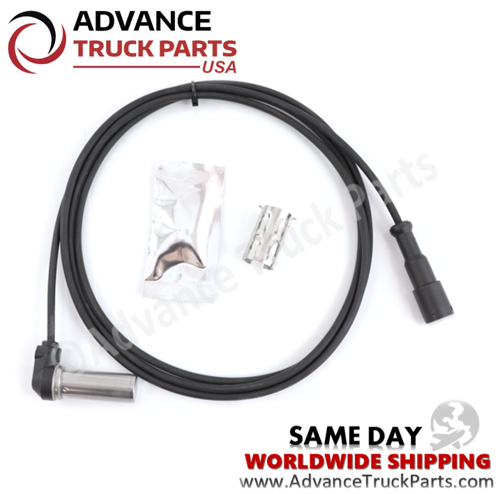 Advance Truck Parts USA branded studio view showcasing the 79-inch right angle ABS sensor kit components