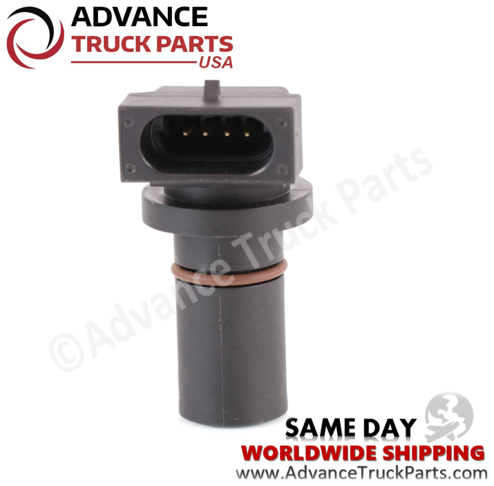 Advance Truck Parts USA KWB 60-0824-01 speed sensor featuring a cylindrical plastic body, O-ring seal, and a 4-pin electrical connector port